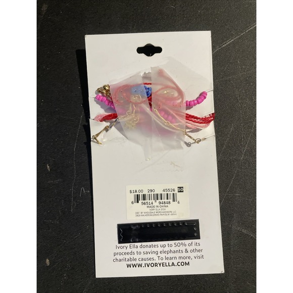 Ivory Ella Anklets Extender Easter Gift, Colorful Girls Three Piece - Picture 3 of 3